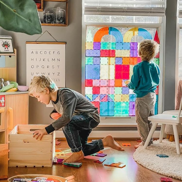PicassoTiles PicassoTiles | Child-Safe Magnetic Tile Craft – Interlocking Translucent Magnetic Tiles,For Home, Preschool & Holiday Gifting - PicassoTiles Official Store